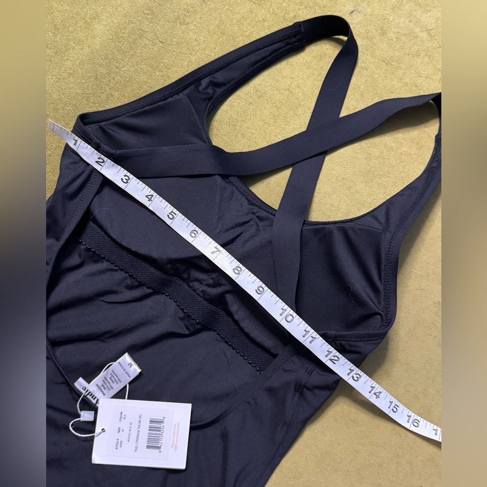 ANDIE SWIM The Tulum One Piece Medium in Black NWT 115 - Picture 10 of 10